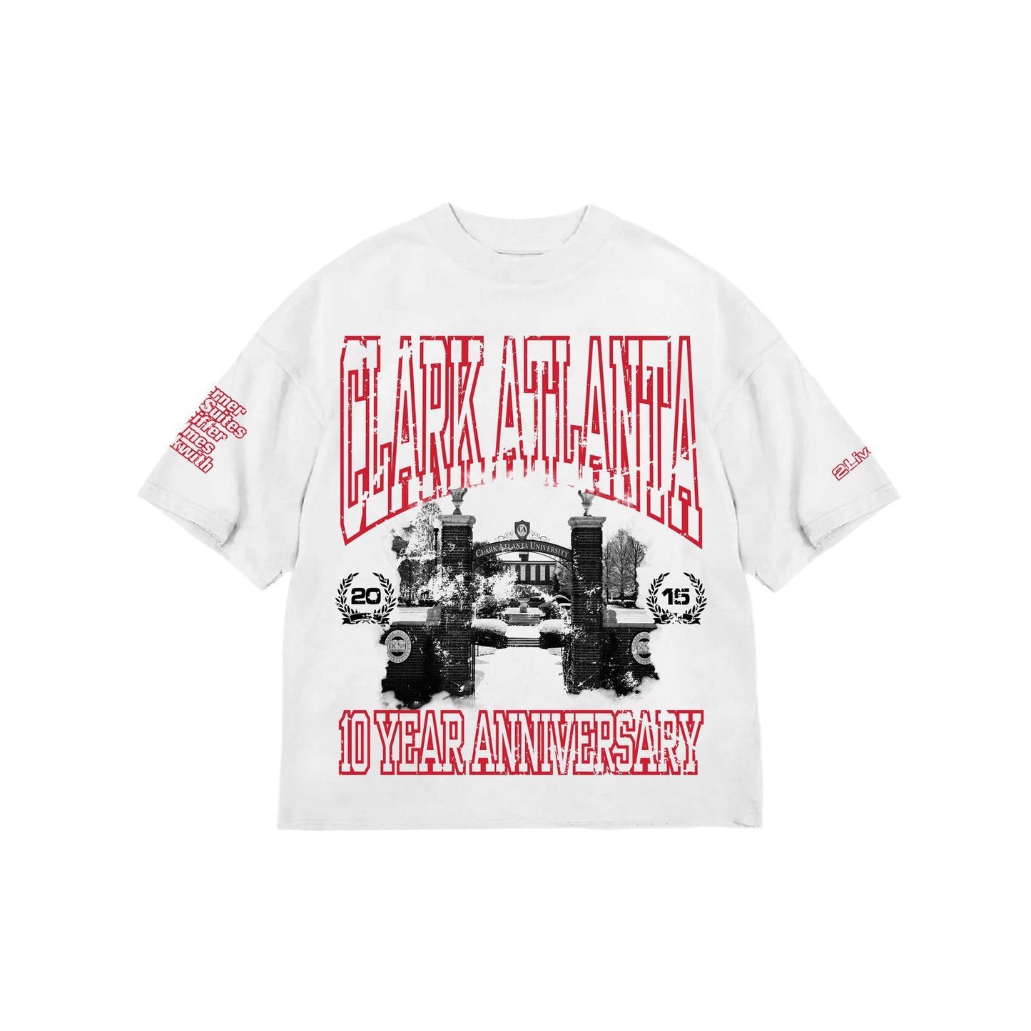 CAU 2015 “10 YEAR ANNIVERSARY” WHITE T SHIRT